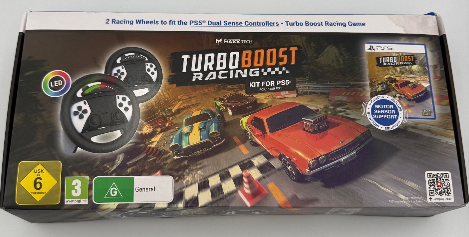 Maxx Tech Turbo Boost Racing Kit (PlayStation 5) (Sony Playstation 5)
