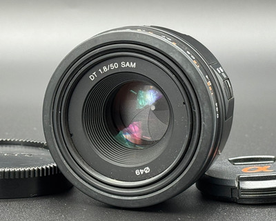 Sony DT 50mm f/1.8 SAM Objektiv A Mount SAL50F18 für DSLR schwarz aus JAPAN