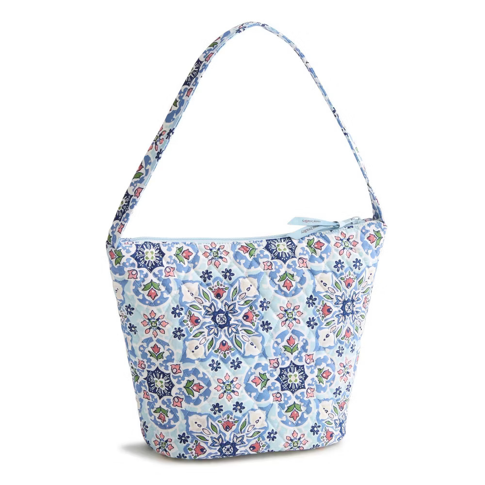 Vera Bradley Lisbon Sky Medallion Shoulder Bucket Bag - Light Blue 4890₽