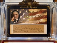 2025 A Word From POTUS Warren G. Harding Authentic Autograph 1/1 🔥 Super Rare!!