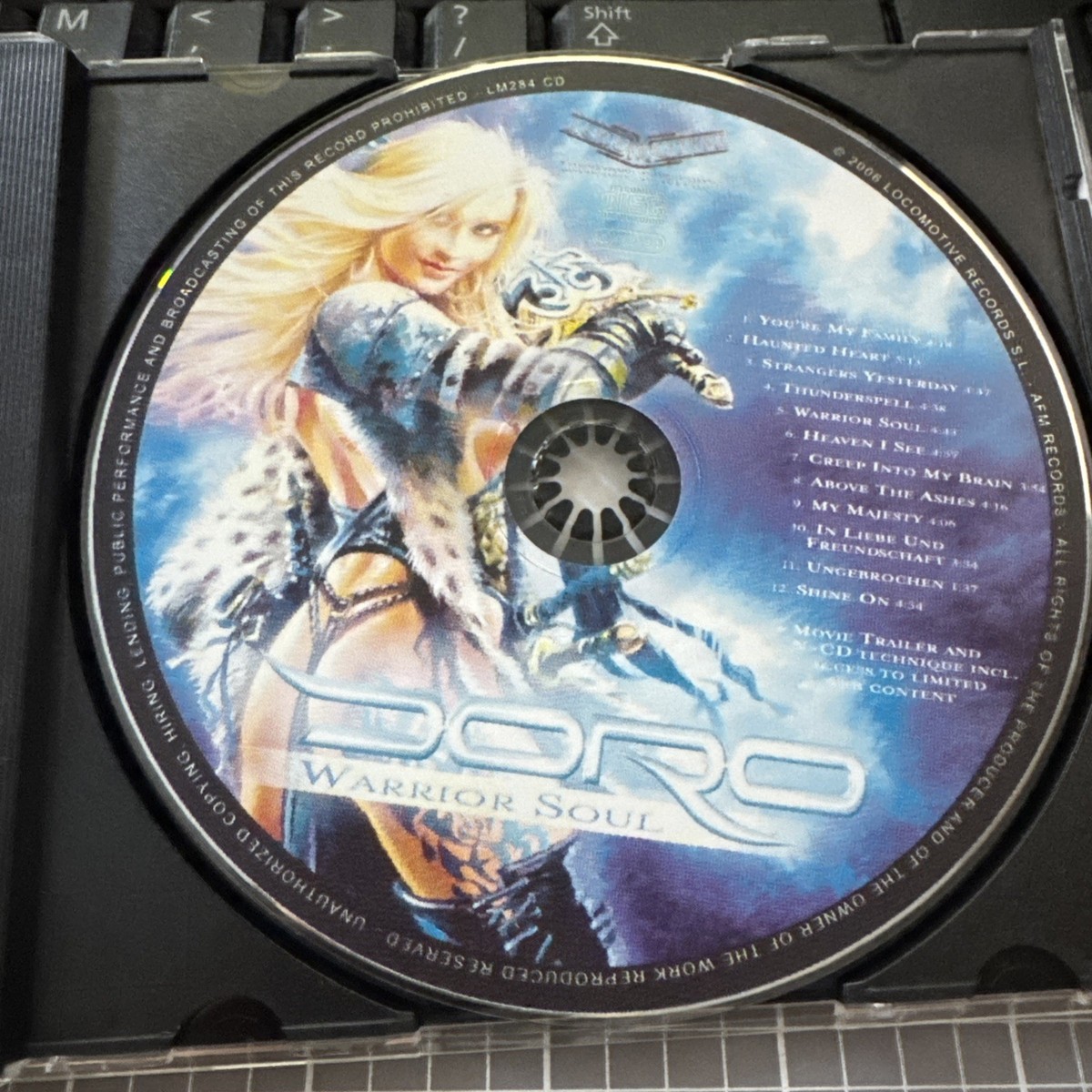 Doro - Warrior Soul Import 2006, AFM Records) Excellent Condition 