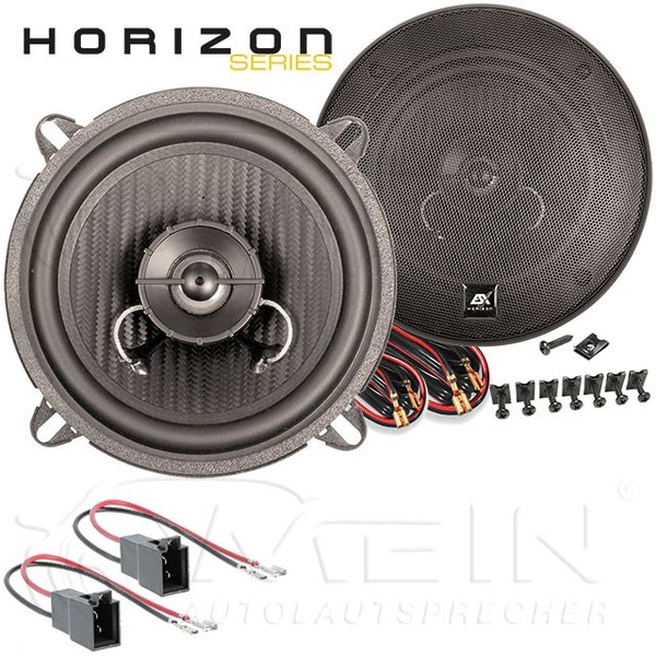ESX Auto Lautsprecher FüR Renault Clio III 2005-2014 Heck Hinten Koax 150W #ACD2-image