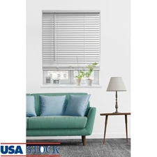 Cordless Room Darkening Mini Blinds 1in Slat Vinyl Privacy Window Treatment New