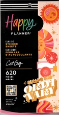 Happy Planner Cat Coq RETRO SUNSET 620 Pieces BRAND NEW 30 Pages of Stickers