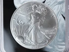 NobleSpirit 2021 S American Silver Eagle T2 Eagle Landing Emergency Prod NGC M70