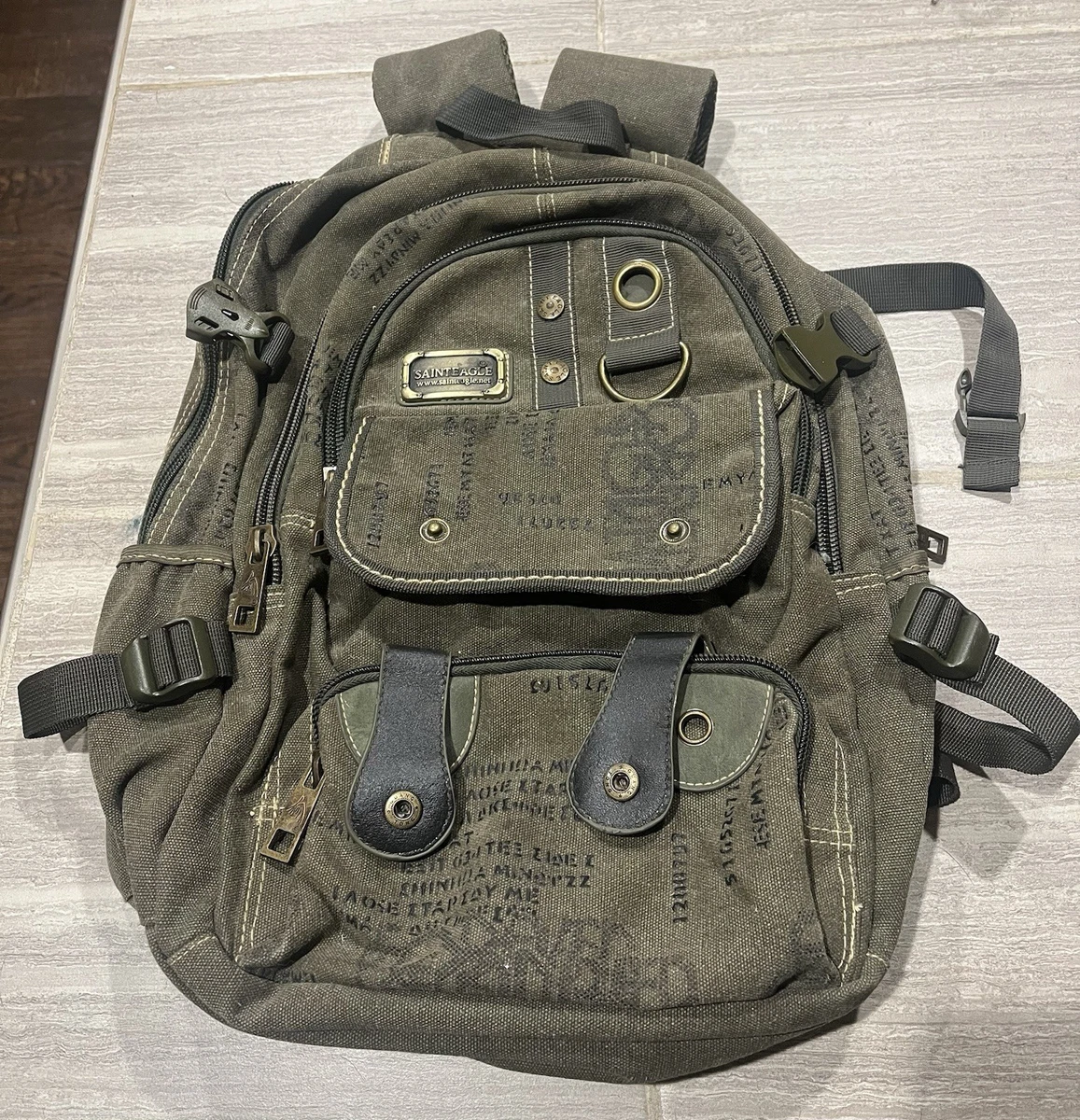 Diesel Backpack Green Bags for Men for sale - eBay