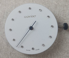Ancien mouvement / mécanisme + cadran de montre Quartz Gigandet, Harley Ronda