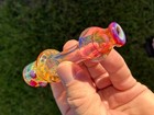 NEW Heady Glass Pipe Fumed Gold Silver Hand Blown Pocket Chillum JBD Chong Bong — photo 6