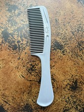 Vintage Goody USA Gray Comb Wide Tooth Plastic Full Size 8.5  Including Handle