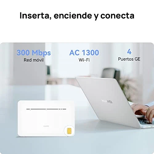 (TG. Router Mobile 4G LTE - Cat7) Huawei 4G+ Router Mobile 4G Wi-Fi Lte Cat. 7 H - Immagine 4 di 4