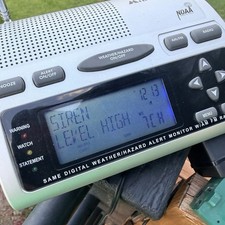 Rare Midland WR300 Version 1 NOAA Weather Alert Radio w/ Instructions VIDEO