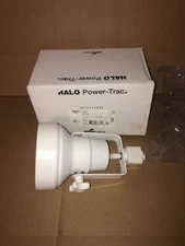 5 COOPER LIGHTING HALO POWER-TRAC PAR30 STUDIO LIGHTS MATTE WHITE L1830P