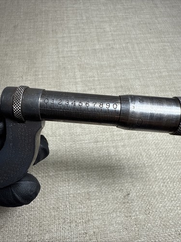 Vintage Starrett No.231 0-1" .0001" Outside Micrometer, Ratchet Thimble - Picture 8 of 10