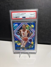 Topps 2023-24 Cosmic Chrome Dejounte Murray Blue Moon /99 PSA 10 #2 Hawks
