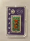 Postal Express Mint Jack of Hearts 1 Oz.999 Fine Silver Bar And 1 Gram #23
