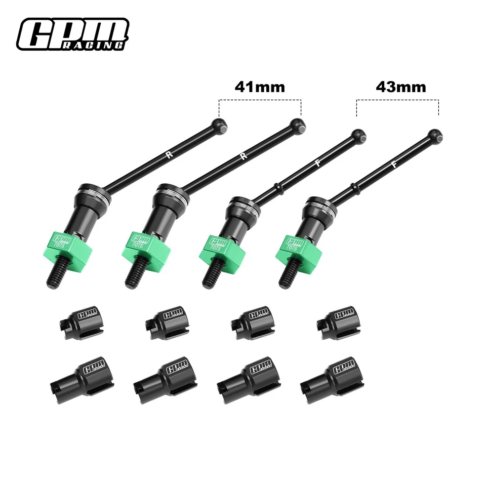 GPM 4140 Steel CVD Drive Shafts kit Pin Thick 2mm ARRMA 1/16 Mojave Grom - Image 3 of 4