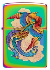 Phoenix Design Zippo Feuerzeug Mehrfarbig Original Sammlerstück Zippo Lighter
