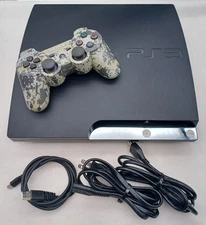Sony PlayStation 3 PS3 Slim Console 160GB (2501A) w/Controller & Cables Working!