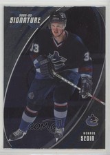 2002-03 ITG Be A Player Signature Series Henrik Sedin #017 HOF 02v3