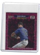 2026 Leaf Pro Set Metal Brody Brecht 1989 Mini Base 89M-30 Pink Laser 1/1