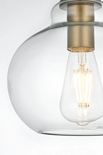 Elegant Lighting LD2245 Destry 8"W Mini Pendant - Gold - Picture 7 of 12