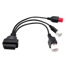 1 Pcs 3 in 1 OBD2 Diagnostic Cable 16 Pin OBD2 Adapter to 3/4/6 Pin Cable