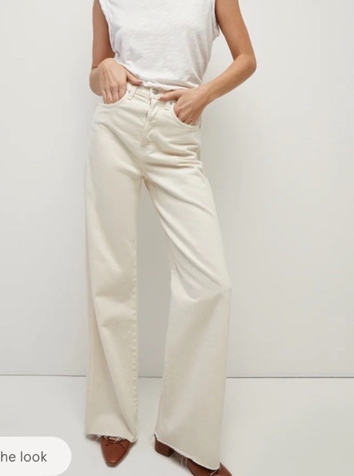 Veronica Beard Jeans Taylor Wide Leg Sz 32/14 $295