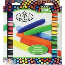 Royal & Langnickel(R) Oil Pastels 24/Pkg-Assorted Colors