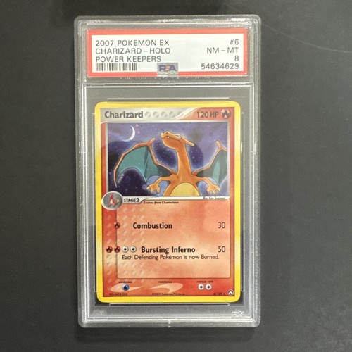 Charizard graded PSA 8 for sale on eBay