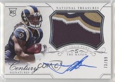 2014 Panini National Treasures 73/99 Tre Mason #308 Patch Auto 0b2