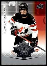 2021-22 Upper Deck Team Canada Juniors Micah Zandee-Hart #56