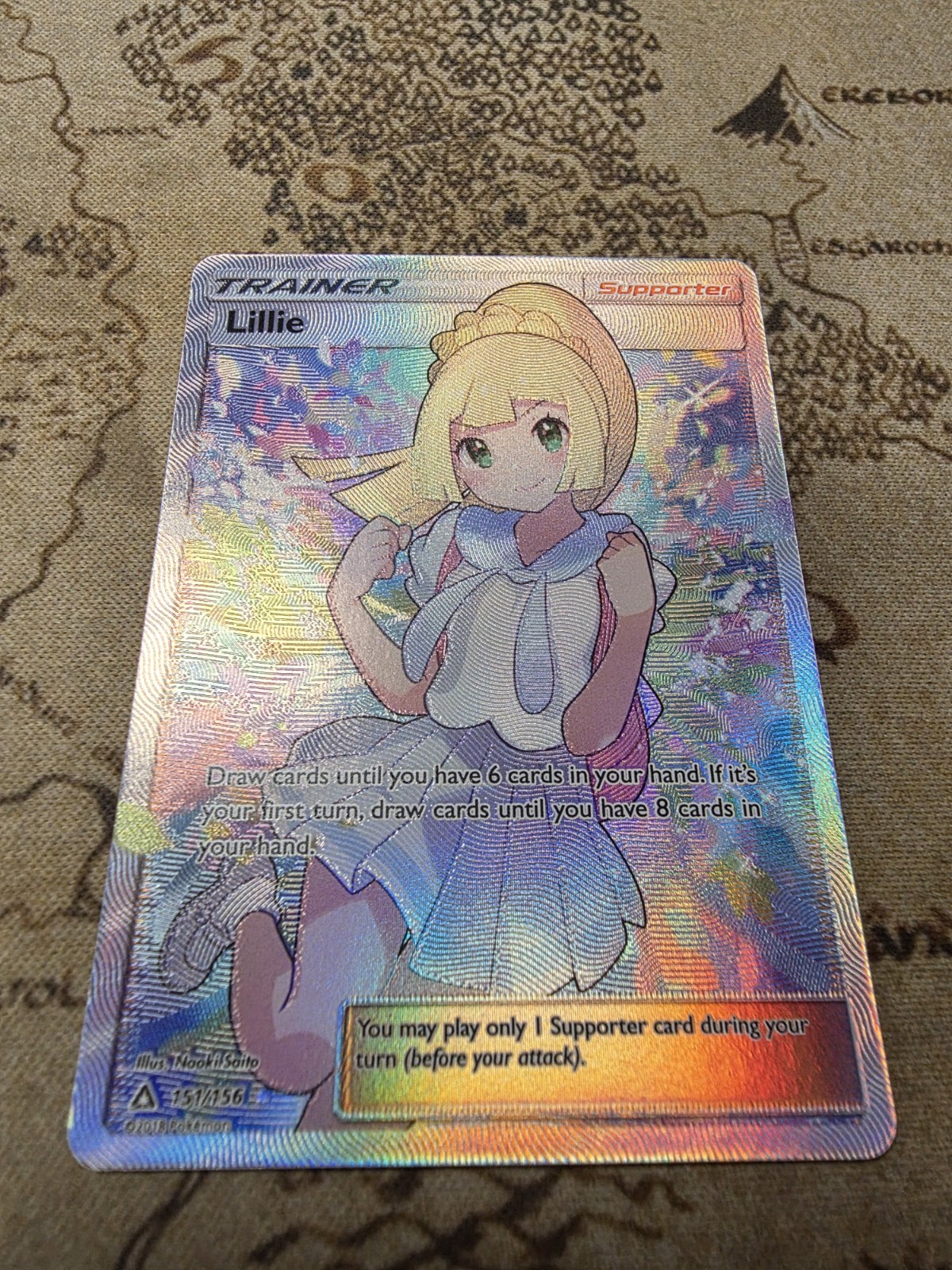 Lillie (Full Art) 151/156 Sm-Ultra Prism Holo Near Mint