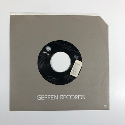 Eagles - Get Over It / Get Over It (Live) 45 RPM - Geffen GEFS7-19376