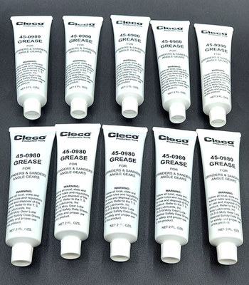 #ad CLECO DOTCO 45 0980 GREASE For Grinders Sanders amp; Angle Gears *LOT OF 10 TUBES* $54.95