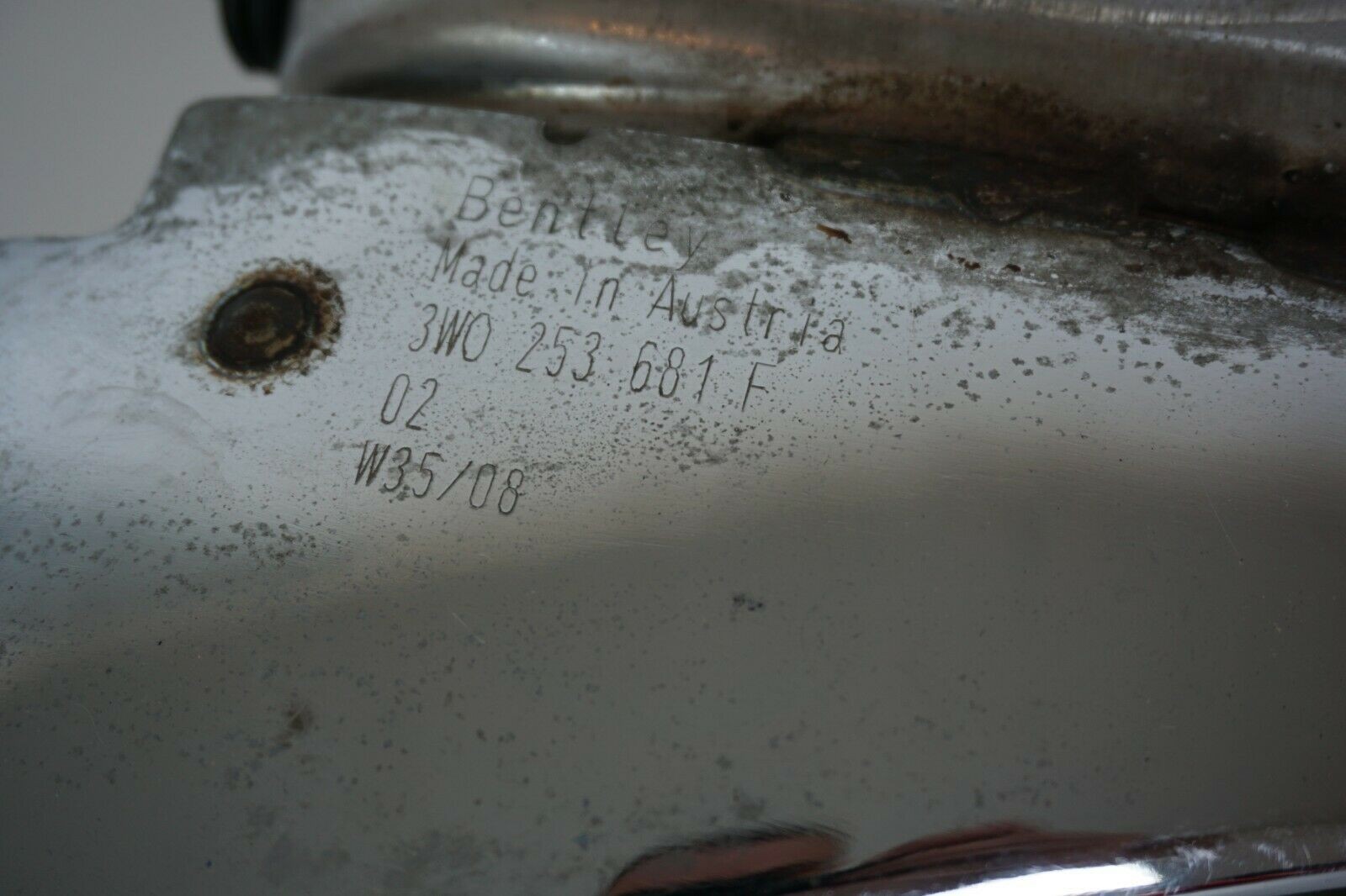 Bentley Flying Spur 2006-2012 Left Muffler P/N 3W0253681F