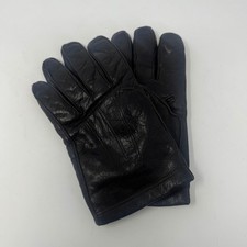 VTG Aris Isotoner Thinsulate Driving Gloves Womens M Black Preowned Leather