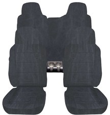 Heavy-duty Canvas Truck Seat Cover Frrear Dark Gray Fits Chevy Colorado04-2012 Heavy-duty Canvas Truck Seat Cover Frrear Dark Gray Fits Chevy Colorado04-2012