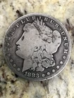 1883-CC $1 Morgan Silver Dollar in VG+