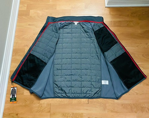 ORVIS Mixed Media Hybrid Jacket Mens 2XL /XXL Gray Stretch Quilted Full Zip NWT - Picture 14 of 15