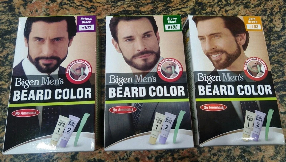 Color barba Bigen para hombre | Sin amoníaco | B101 B102 B103 B104 B105 | 40 gramos Foto 3 de 4