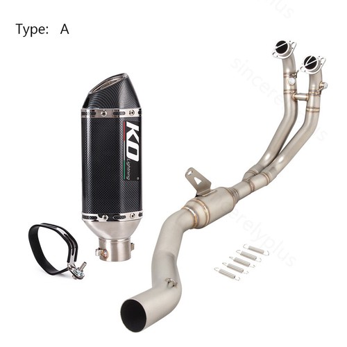 Full Exhaust System Front Pipe Muffler For Aprilia RS660 TUONO660 2021-2025 - Picture 2 of 15