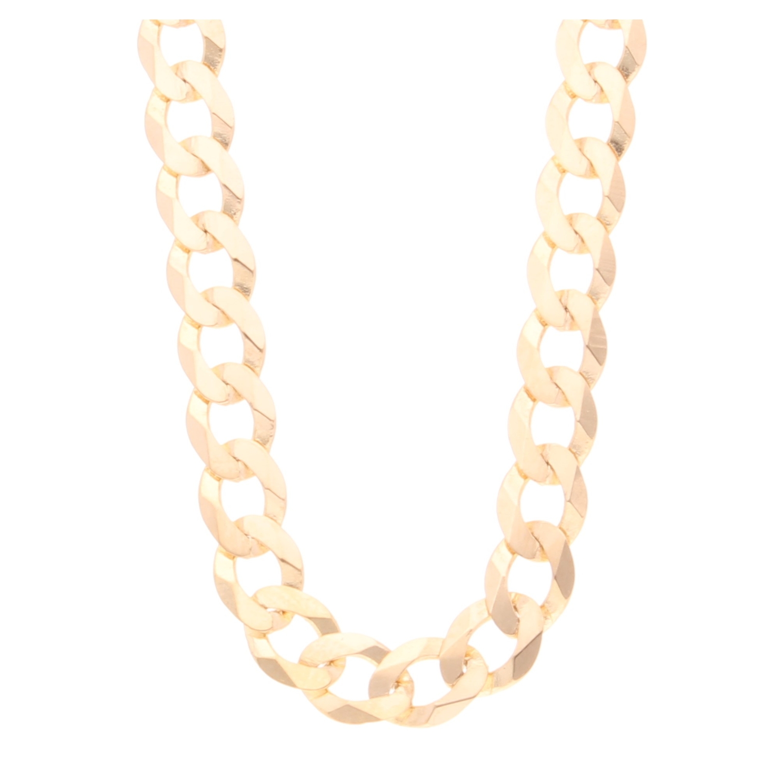 9Carat Yellow Gold 18"" Curb Chain/ Necklace (4mm Wide)
