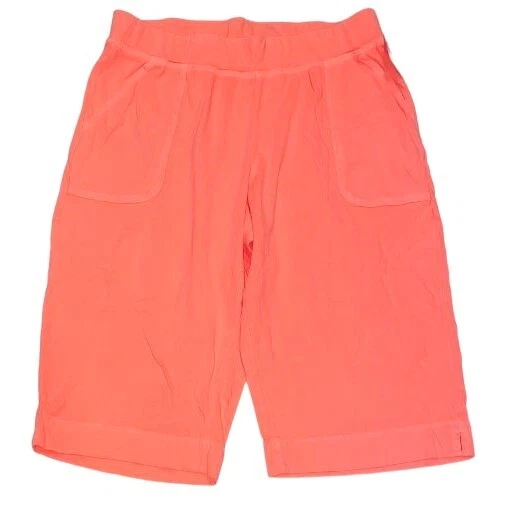 FRESH PRODUCE 2X Sunset Coral $64 Key Largo JERSEY Pedal Pusher Shorts NWT 2X - Image 3 of 4
