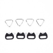4pcs Triangular Split Rings Brackets Back Belt Strap Buckle For Fuji DSLR