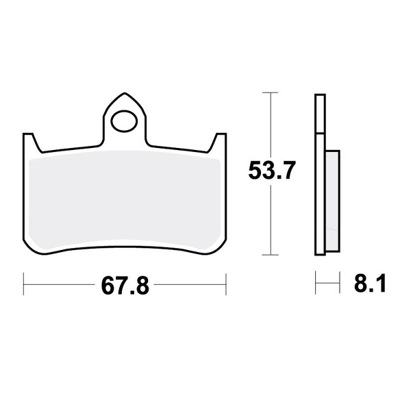 TRW SV BremsbeläGe Passend Vorn FüR Honda NSR 250 R Bj. 1988-1999-image