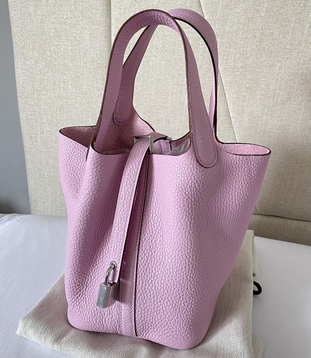Hermès Picotin Lock 18 PM Handbag Mauve Sylvestre X9 | eBay Hermès Picotin Lock 18 PM Handbag Mauve Sylvestre X9 | eBay