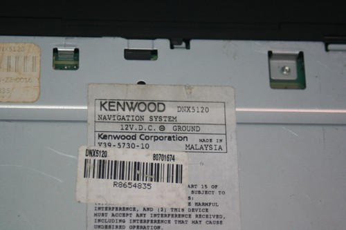 Kenwood DNX5120 Navigation Receiver - Double DIN CD, DVD, XM, Bluetooth - Picture 13 of 14