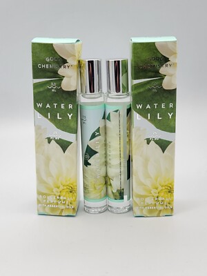 Good Chemistry WATER LILY Rollerball Perfume w/ Essential Oil 0.25 oz x 2 Packs