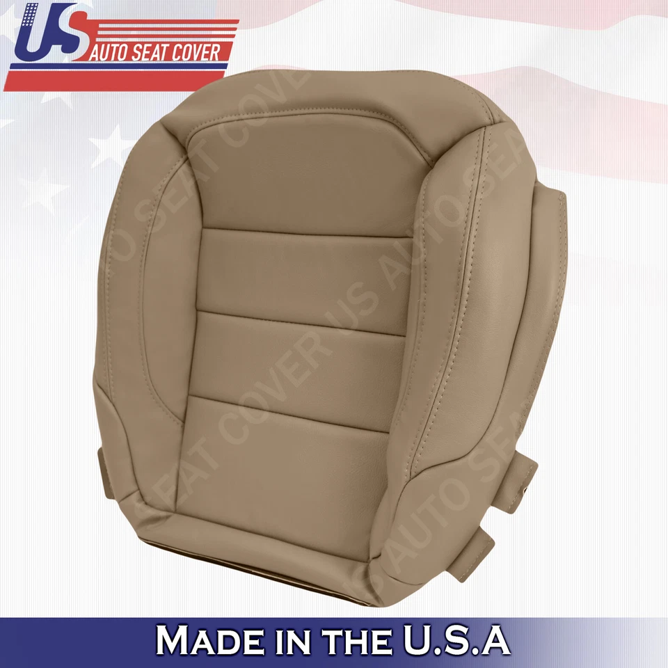 Se adapta a Mercedes Benz ML250 ML350 2012 2013 cubierta de asiento de cuero para pasajero inferior bronceado Foto 2 de 4