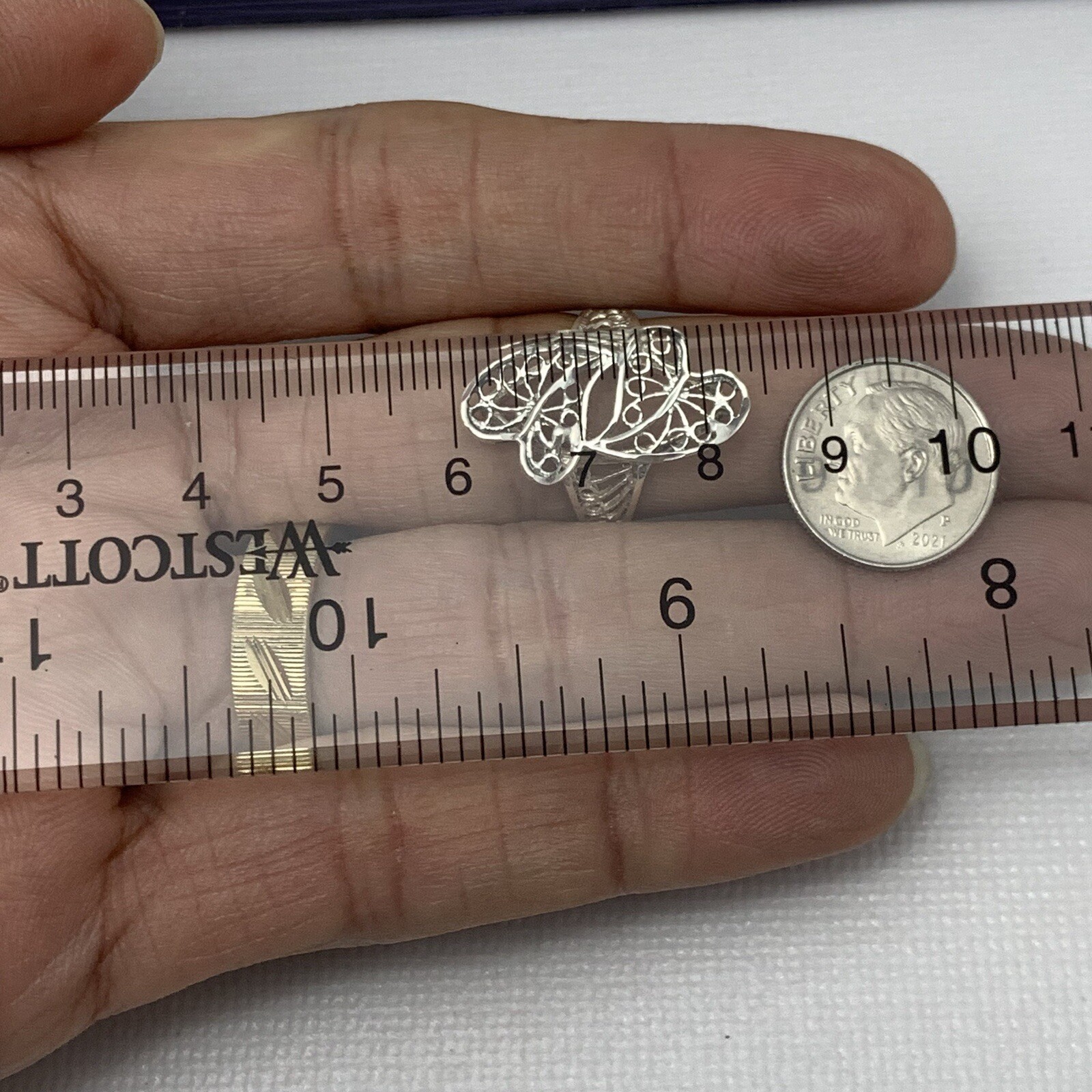 UNIQUE Solid 925 Sterling Silver Handmade Filigre… - image 8